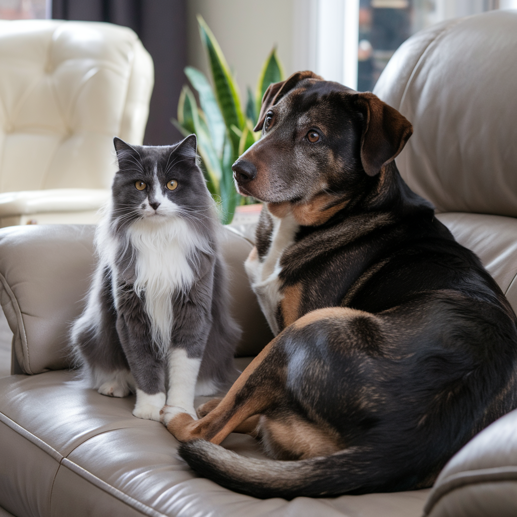 Cat and Dog Together