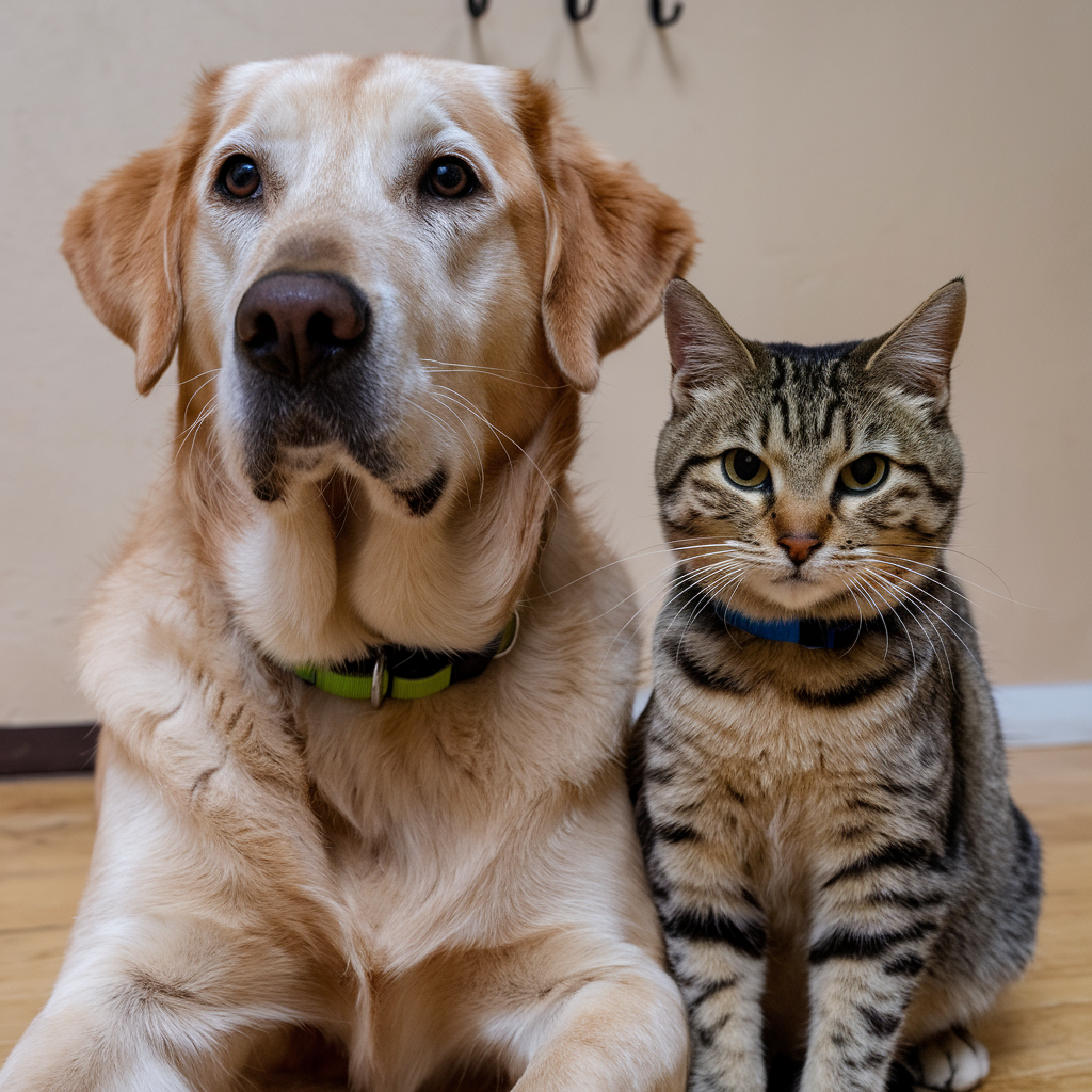 Cat and Dog Together